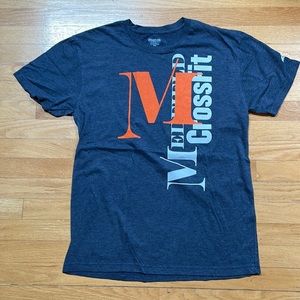 CrossFit Medfield heathered performance tee NWOT